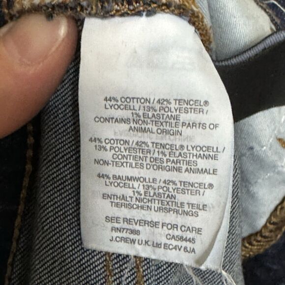 Madewell Larkspur Dark Wash 9-Inch High-Rise Skinny Jeans Women's 25S Stretch - Picture 12 of 16